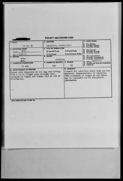 First page of 1960.12 - 8610263 - Aquadilla, Puerto Rico