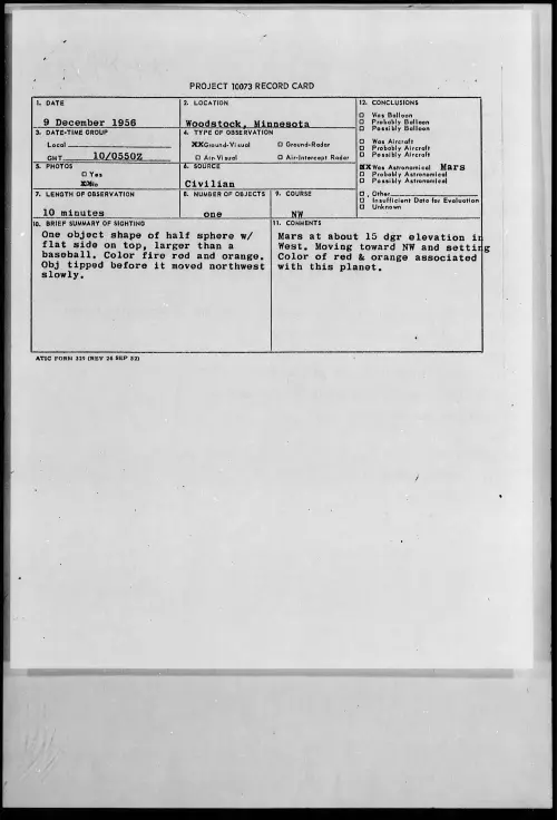 First page of 1956.12 - 6785959 - Woodstock, Minnesota