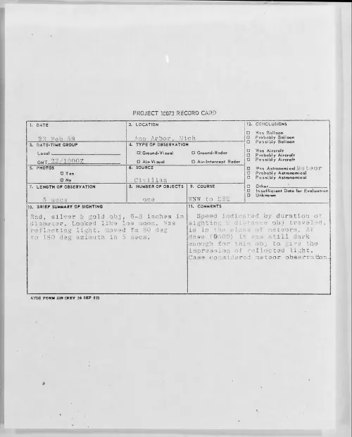 First page of 1958.02 - 6961455 - Ann Arbor, Mich