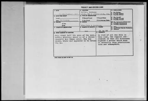 First page of 1958.09 - 7199761 - Milan, Indiana