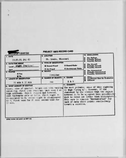 First page of 1960.07 - 7817785 - St. Louis, Missouri