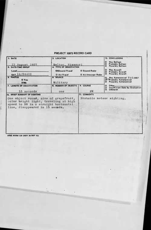First page of 1957.08 - 6967670 - Belton, Missouri