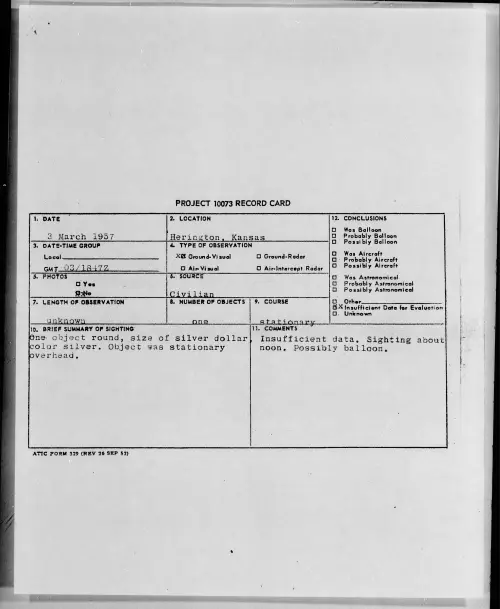 First page of 1957.03 - 6786938 - Herington, Kansas