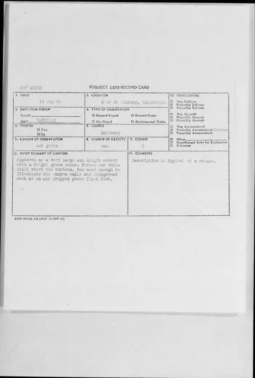 First page of 1960.09 - 8229777 - E Of Mt. Whitney, California