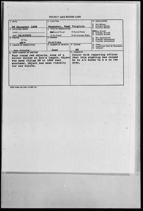 First page of 1956.12 - 6786275 - Gassoway, West Virginia