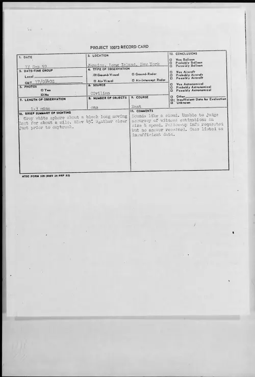 First page of 1959.09 - 8410378 - Jamaica, Long Island, New York