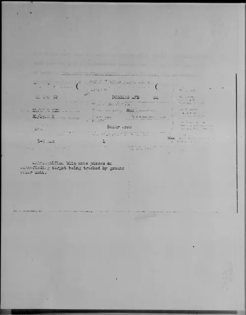 First page of DOBBINS AFB GA, July 1952