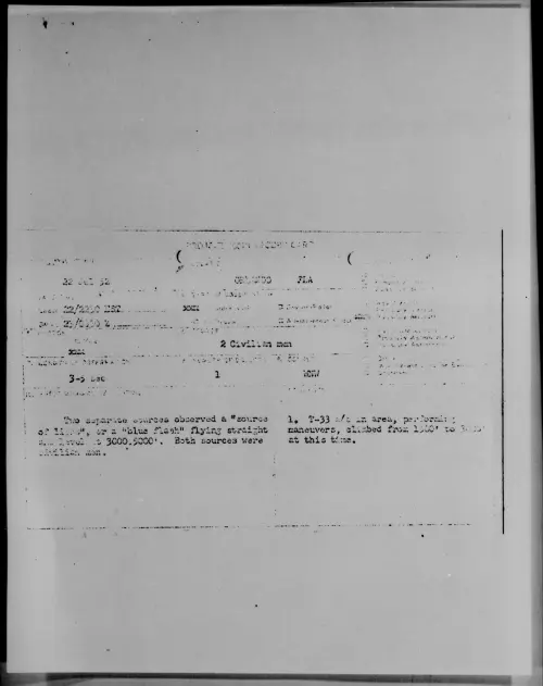 First page of ORLANDO FLA, July 1952