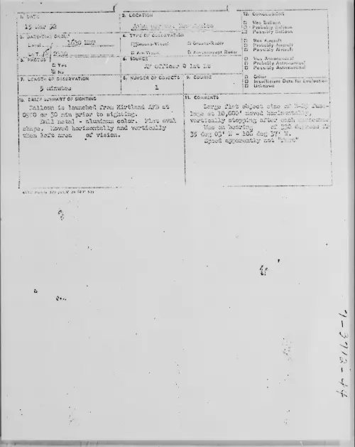 First page of Albuquerque, New Mexico, March 1952
