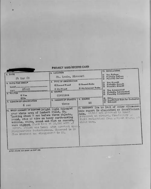 First page of 1960.03 - 7811412 - St. Louis, Missouri