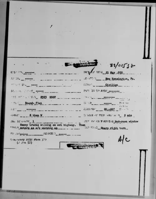 First page of New Kensington, Pa., May 1950