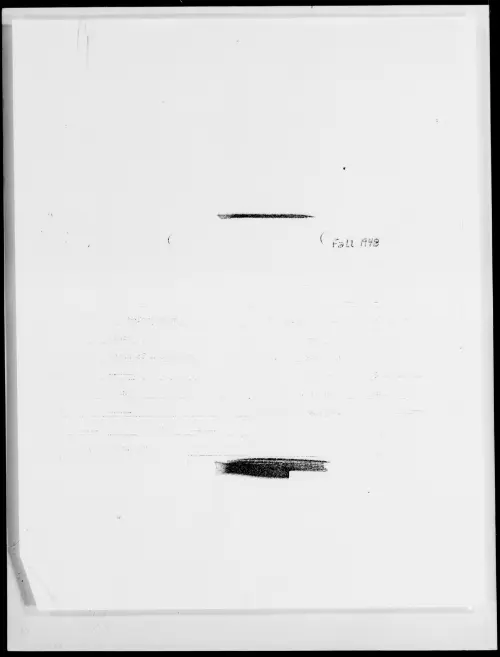 First page of [ILLEGIBLE], Fall 1948 - Incident Number: [ILLEGIBLE]
