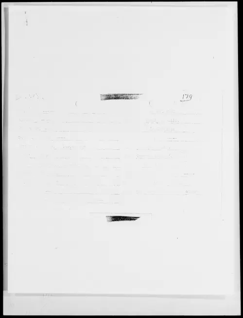 First page of [ILLEGIBLE], [ILLEGIBLE] 1948 - Incident Number: 179