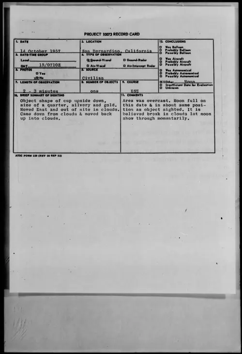 First page of 1957.10 - 6972299 - San Bernardino, California