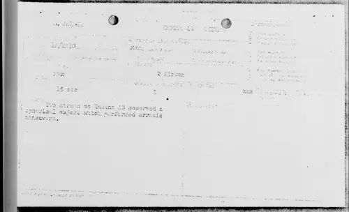 First page of KADENA AB OKINAWA, [ILLEGIBLE] 1952 - Incident Number: [ILLEGIBLE]