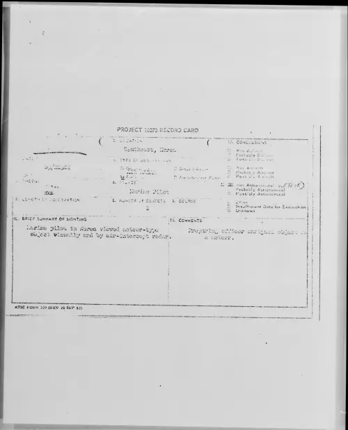 First page of Southeast, Korea, [ILLEGIBLE]