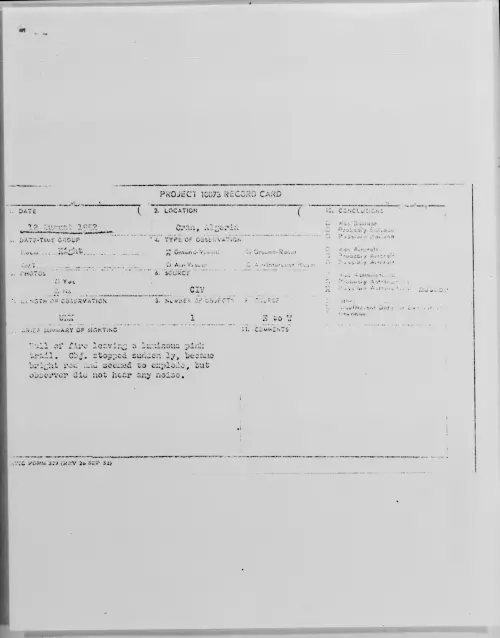 First page of Oran, Algeria, August 1952