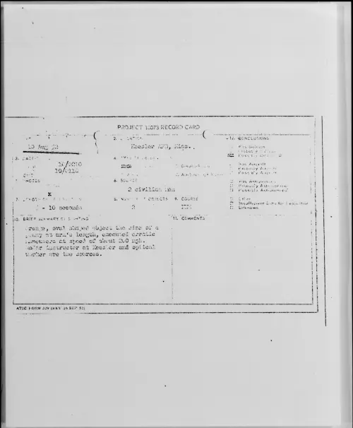 First page of Keesler AFB, Miss., August 1952