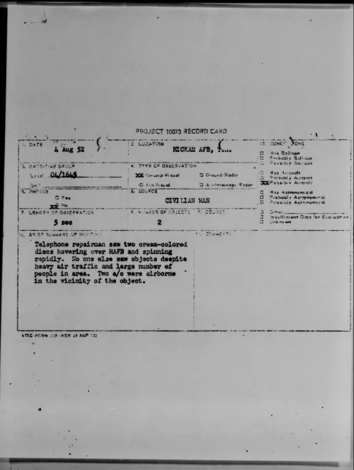 First page of [ILLEGIBLE], August 1952