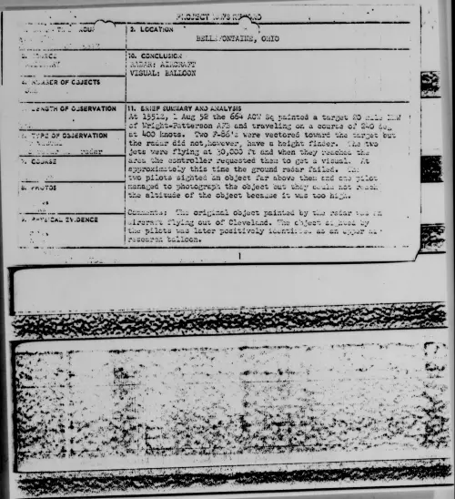 First page of BELLEFONTAINE, OHIO, [ILLEGIBLE]