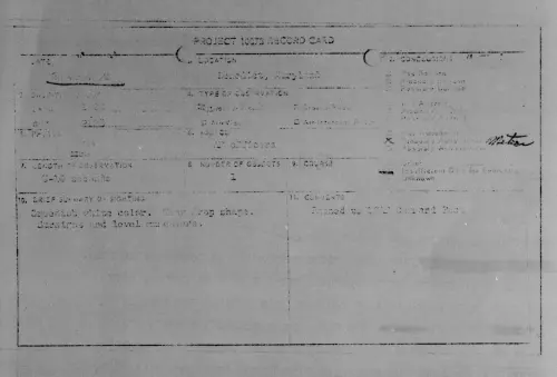 First page of Benedict, Maryland, June [ILLEGIBLE]
