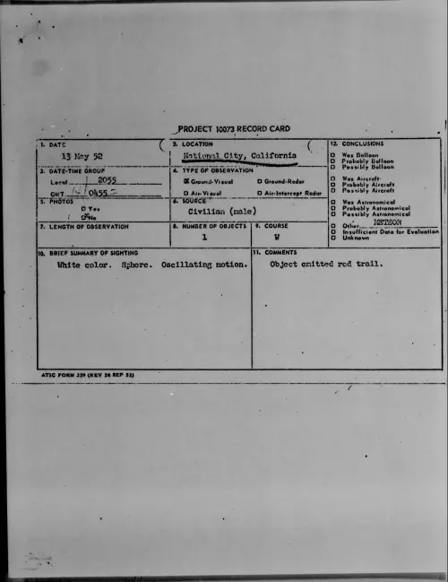 First page of National City, California, May 1952