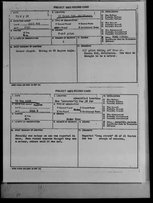 First page of El Cenre HAS, California, May 1952