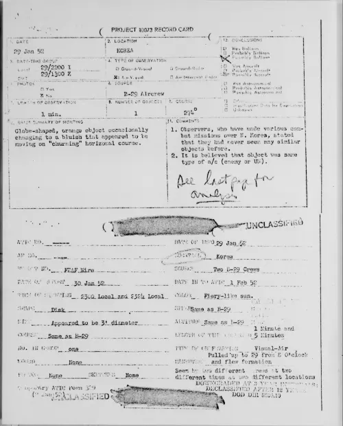 First page of KOREA, January 1952