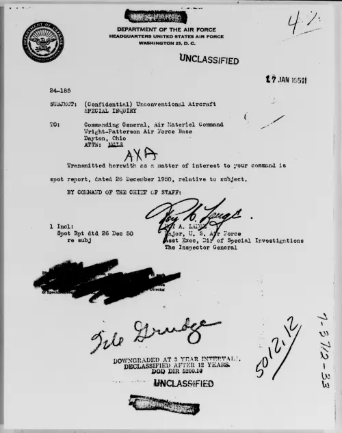 First page of Hawaii, December 1950 - Incident Number: [ILLEGIBLE]
