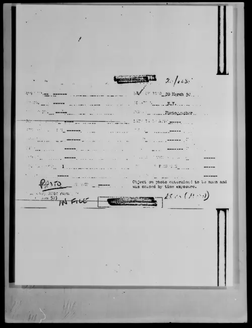 First page of N.Y., March 1950