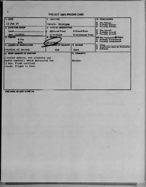 First page of 1954.01 - 6779570 - Cacoda, Michigan