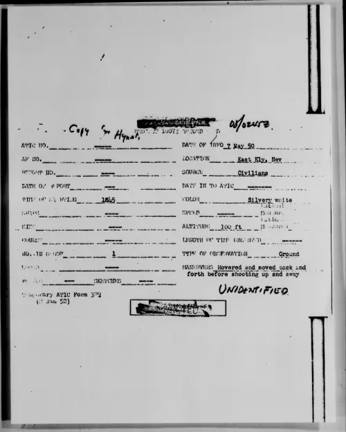 First page of East Ely, Nev., May 1950
