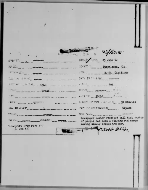 First page of Tuscaloosa, Ala., June 1950