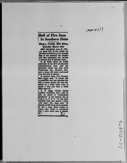First page of Mobile, Ala., June 1950