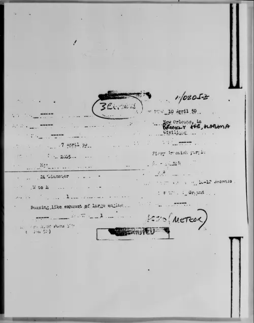 First page of New Orleans, La, April 1950