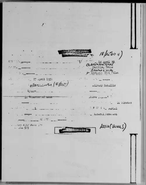 First page of Clarendon, Texas, April 1950