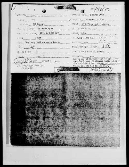 First page of Vaughan, N. Mex., March 1950