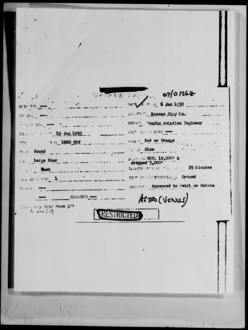 First page of Kansas City Mo., January 1950