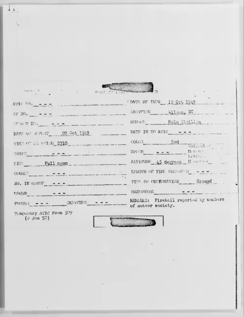 First page of Wilson, NC, October 1949