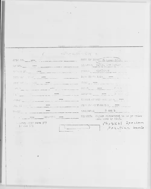 First page of Rodeo, New Mexico, March 1949