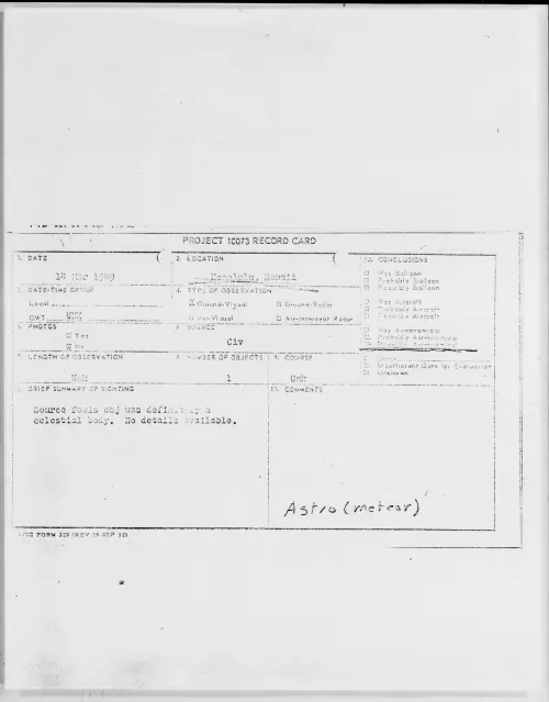 First page of Honolulu, Hawaii, March 1949