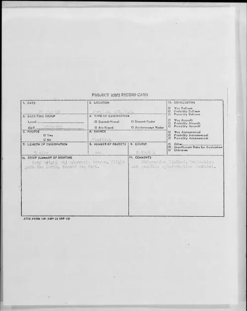 First page of 1959.04 - 8405818 - Kirtland AFB, N. M