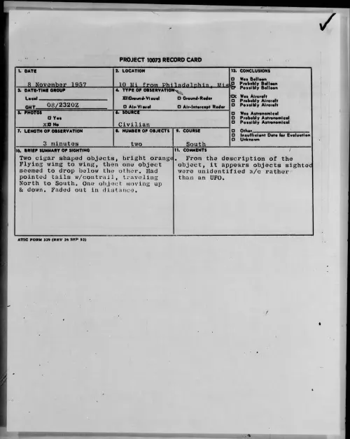 First page of 1957.11 - 6781749 - 10 Mi from Philadelphia