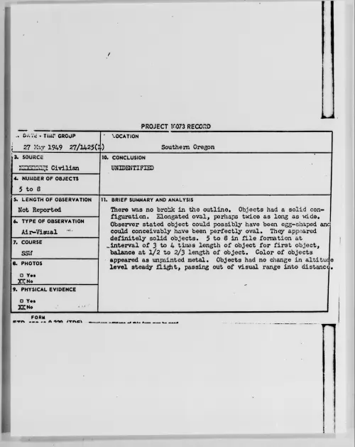 First page of Southern Oregon, May 1949