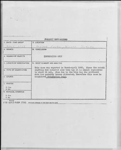 First page of 1959.04 - 8405838 - Grand Forks, North Dakota
