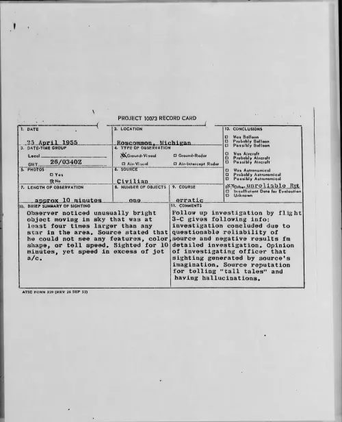 First page of 1955.04 - 6958563 - Roscommon, Michigan