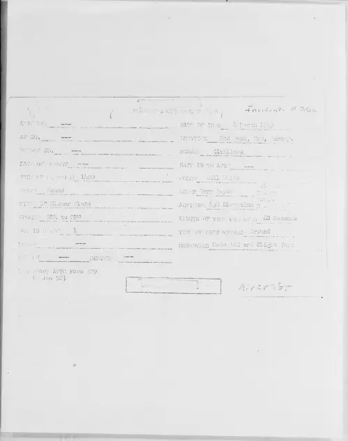First page of Red Bank, New, Jersey, March 1949 - Incident Number: 266