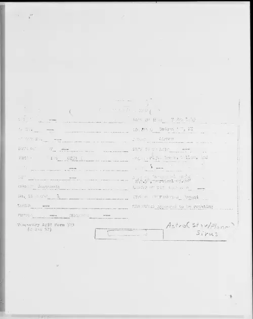 First page of Godman AFB, KY, February 1949