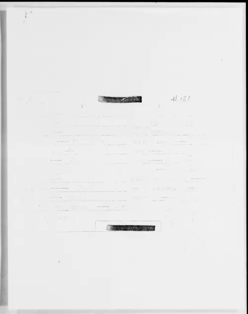First page of [ILLEGIBLE], [ILLEGIBLE] - Incident Number: 181