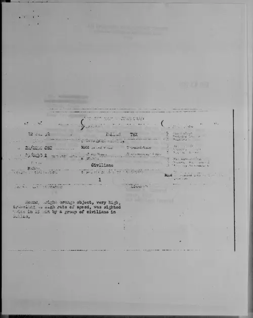 First page of DALLAS TEX, July 1952